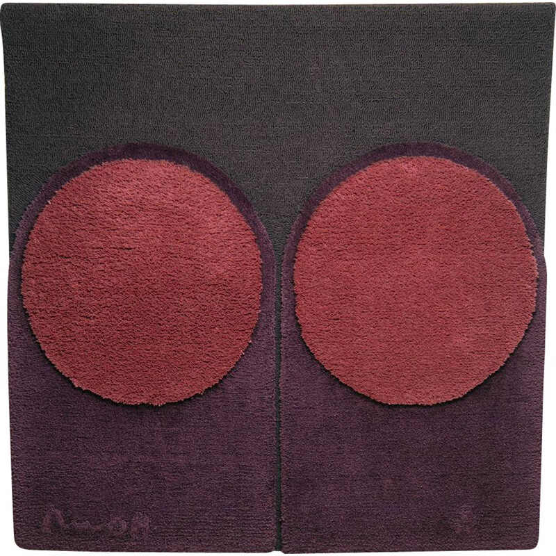 Vintage wall rug by Ewald Kröner, Germany 1970