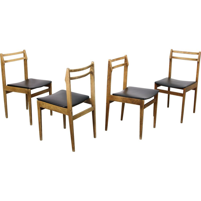 Conjunto de 4 cadeiras vintage por Stol Kamnik, 1970