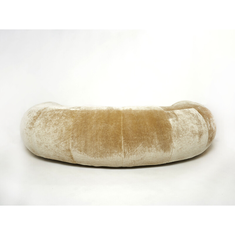 Vintage-Sofa Croissant von Raphaël Raffel für Honoré, 1970