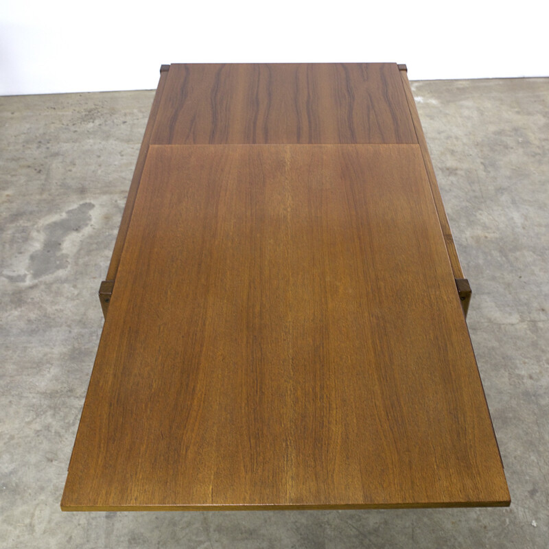 Extendable Pastoe dining table in teak, Cees BRAAKMAN - 1960s