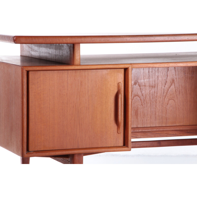 Bureau vintage en teck modèle Rt200 par Heinrich Riestenpatt, 1960