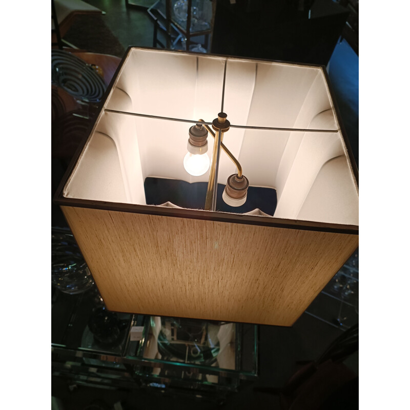 Vintage-Lampe aus Messing und Chrom von Romeo Regga, Italien 1970