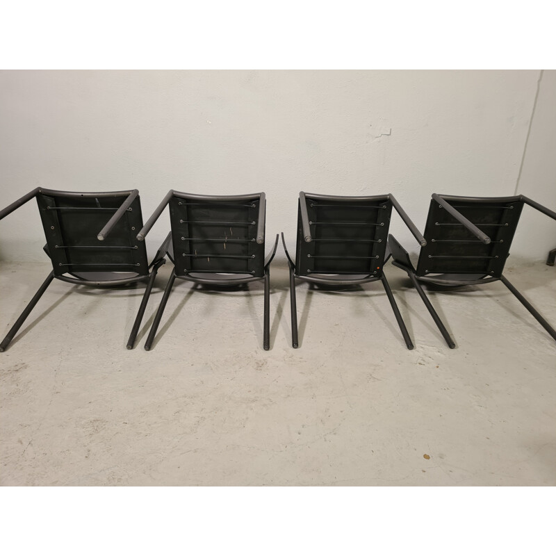 Set of 4 vintage Lila Hunter chairs by Philippe Starck for Xo