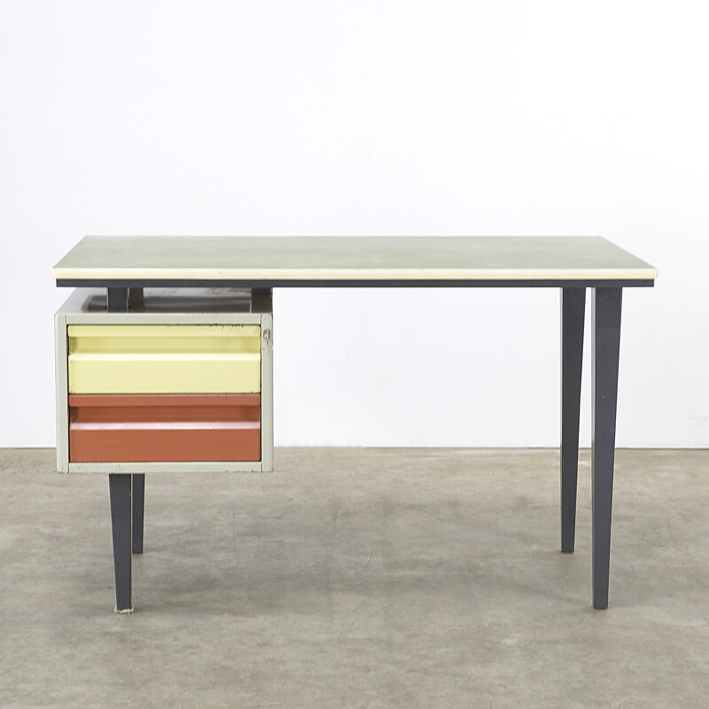 Gispen desk in metal, André CORDEMEYER - 1950s