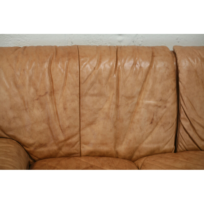 Vintage Cinna sofa in foam and leather, 1970