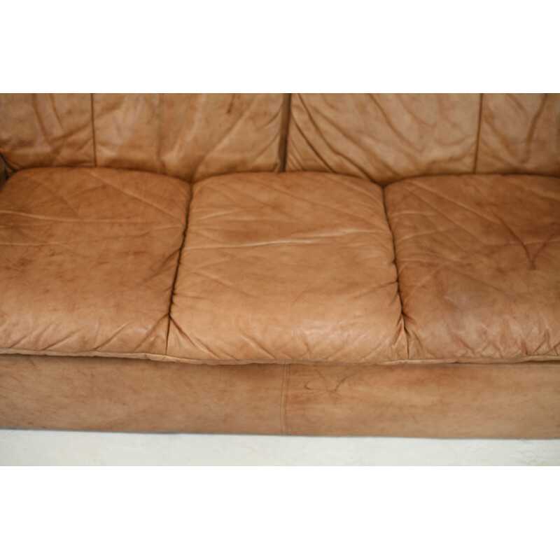 Vintage-Sofa Cinna aus Schaumstoff und Leder, 1970