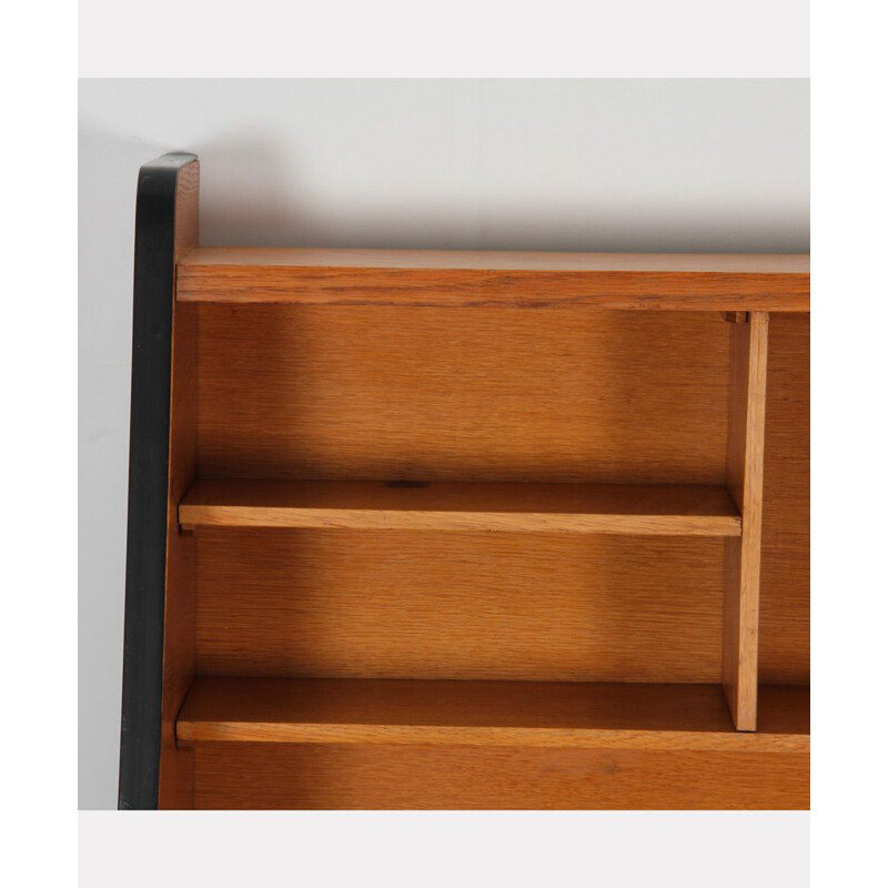 Vintage oakwood wall shelf, 1960s