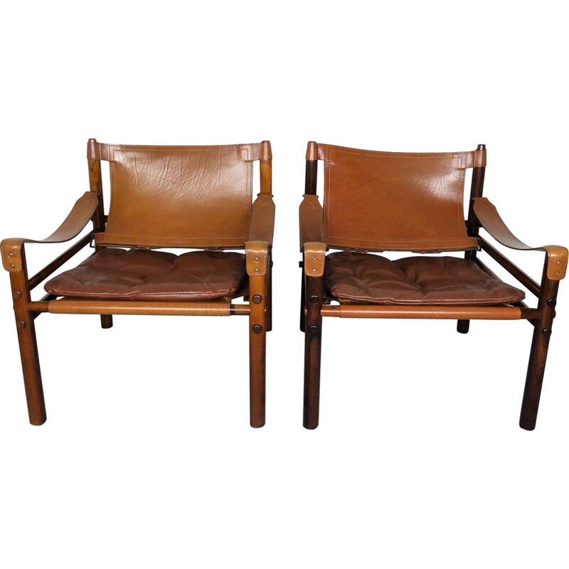 Pair of "Sirocco" chairs, Arne NORELL - 1960s