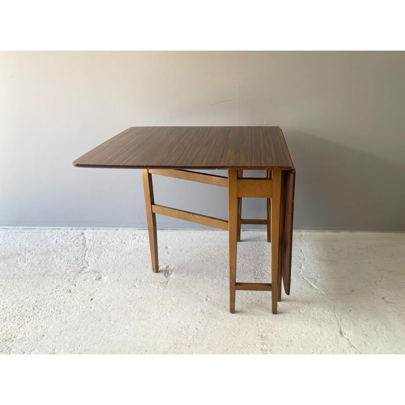 Mid century formica drop leaf table, 1960s