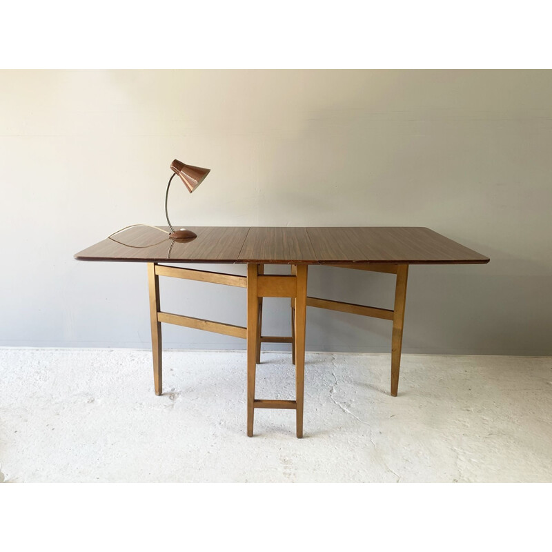 Mid century formica drop leaf table, 1960s