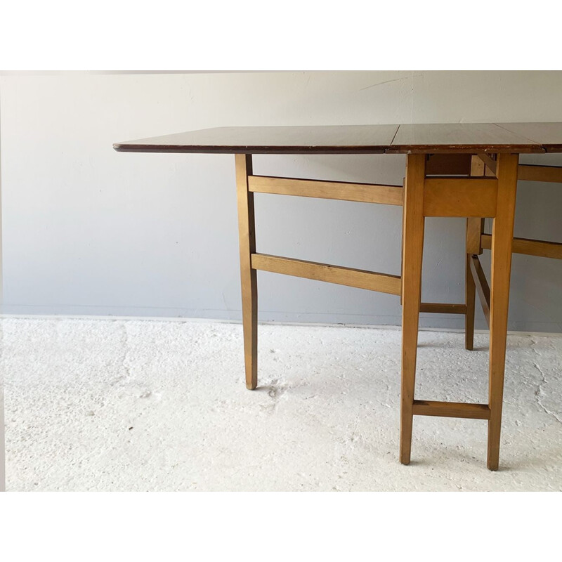 Mid century formica drop leaf table, 1960s