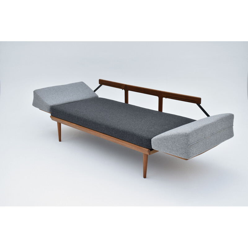 Vintage model 453 teak sofa bed by Peter Hvidt & Orla Molgaard Nielsen for France & Son, Denmark