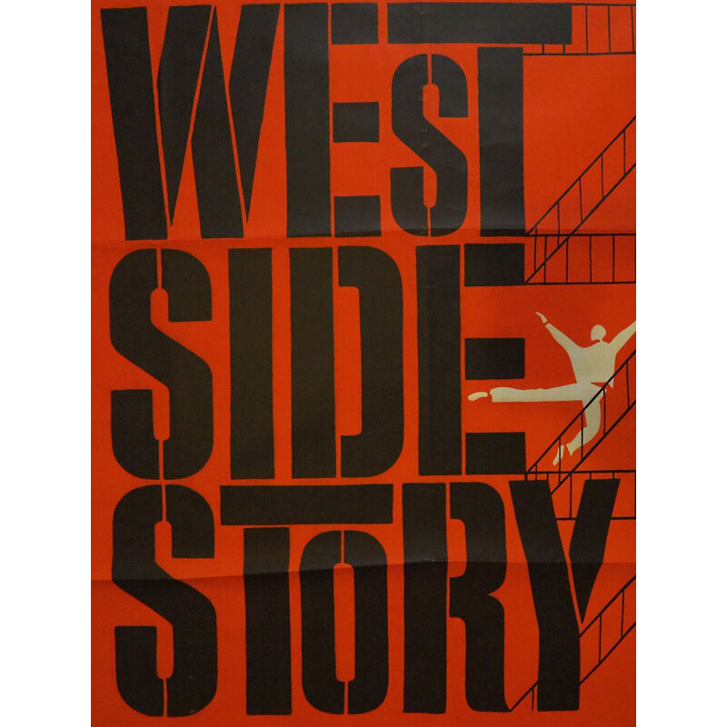 Affiche française vintage West Side Story, 1961