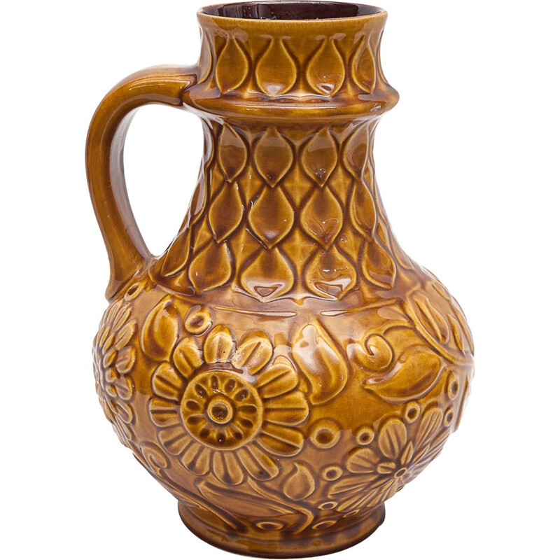 Vase vintage par Scheurich, Allemagne de l'Ouest 1960