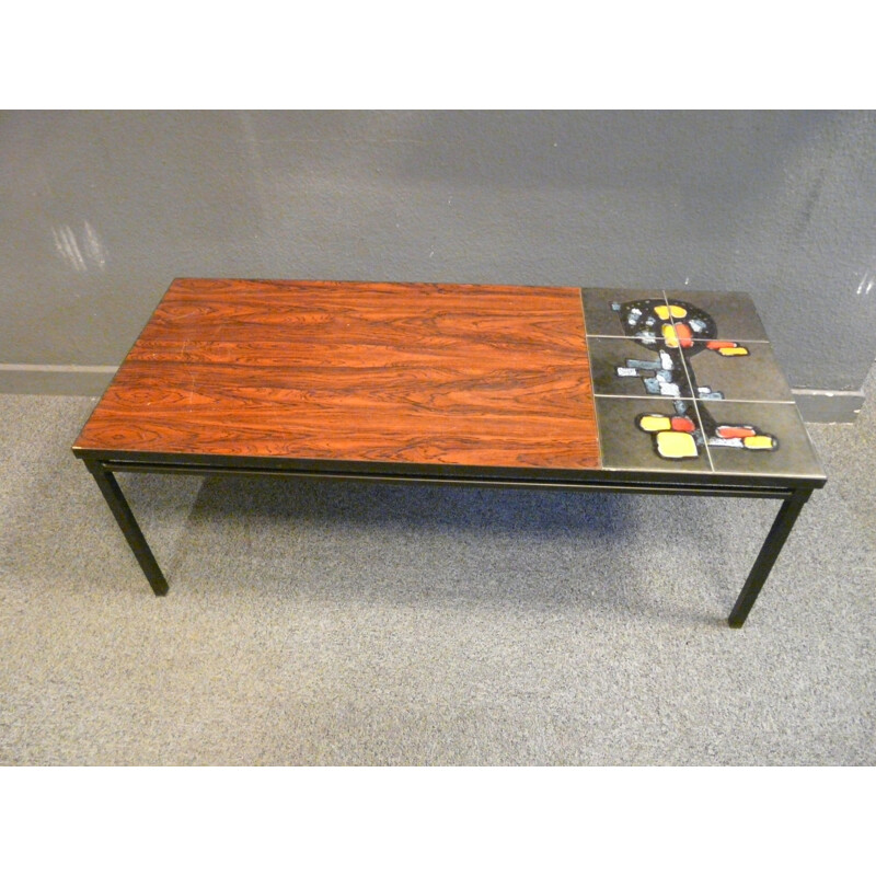 Vintage coffee table in rosewood - 1960s
