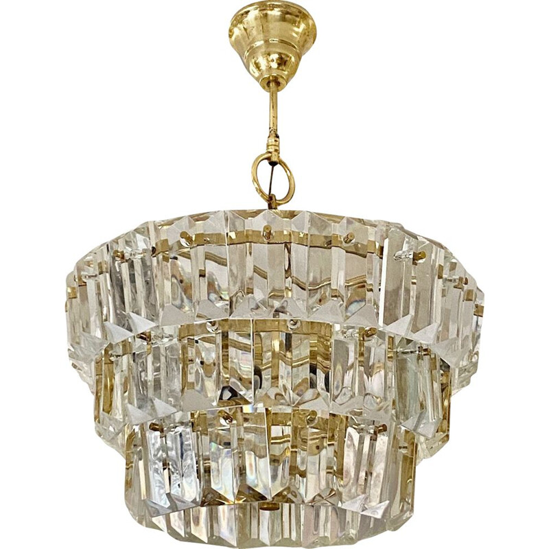 Vintage Kinkeldey crystal chandelier, 1970