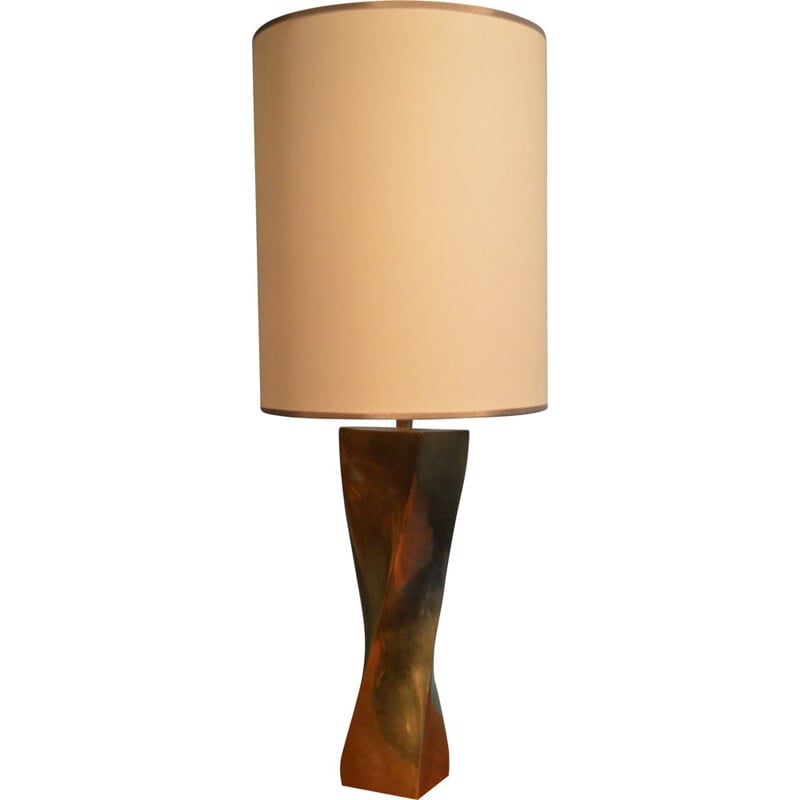 Mid-century French table lamp in brass - 1960s