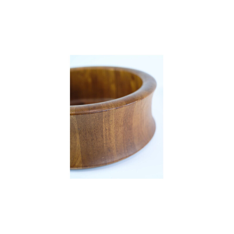 Vintage bowl Danish in teak wood by Digsmed, 1960s