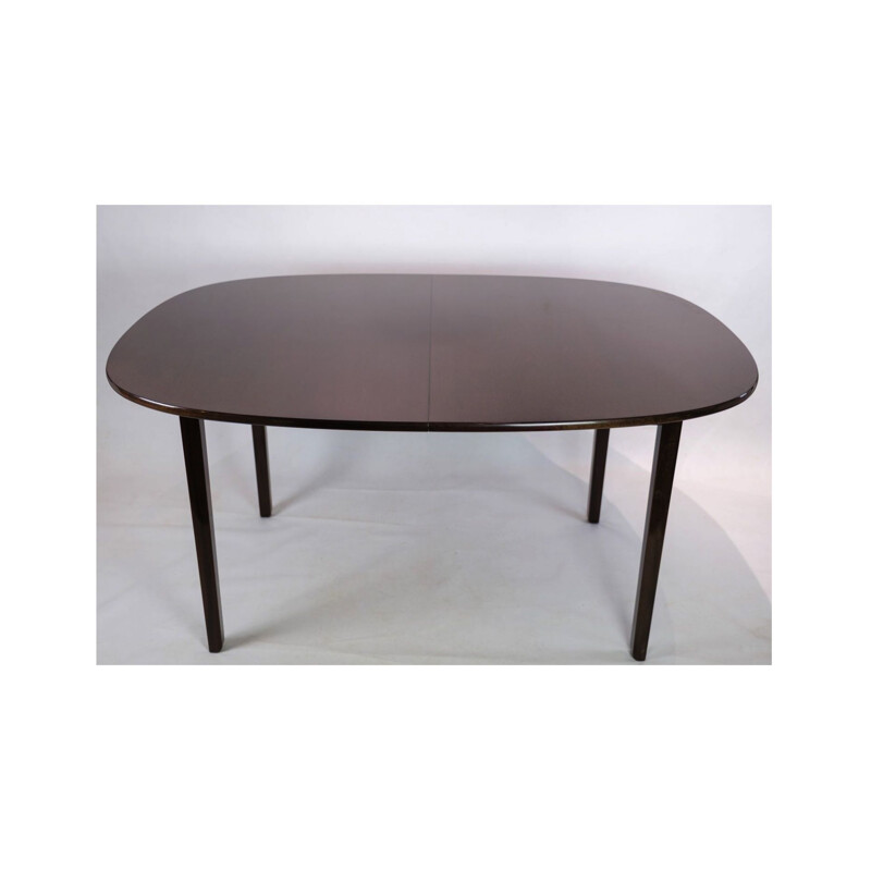 Vintage-Tisch aus dunklem Mahagoniholz von Ole Wancher für P. Jeppesen