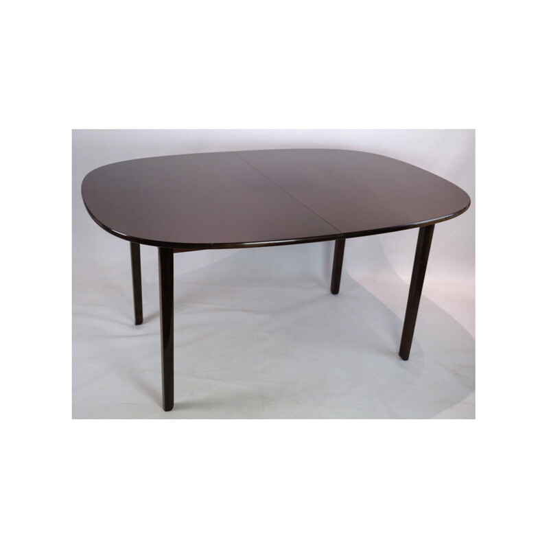 Vintage-Tisch aus dunklem Mahagoniholz von Ole Wancher für P. Jeppesen