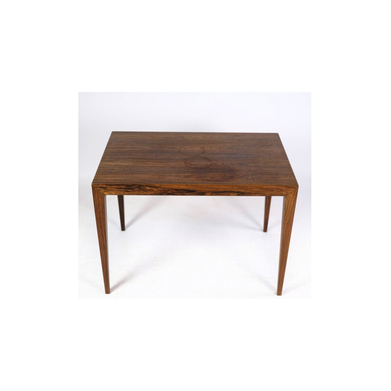 Rosewood vintage side table by Severin Hansen for Haslev Furniture Factory, 1960s