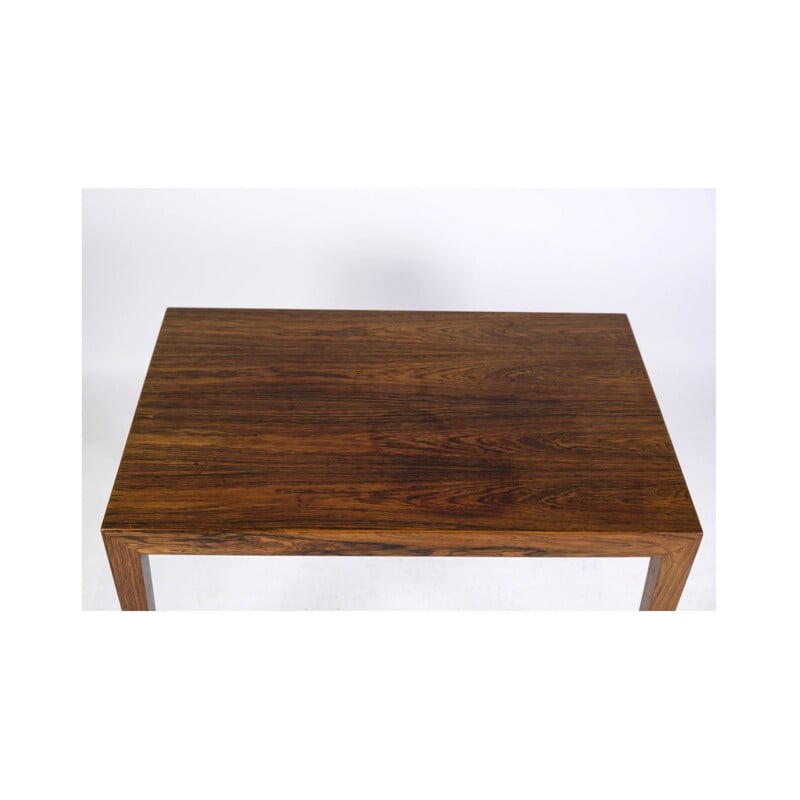Rosewood vintage side table by Severin Hansen for Haslev Furniture Factory, 1960s