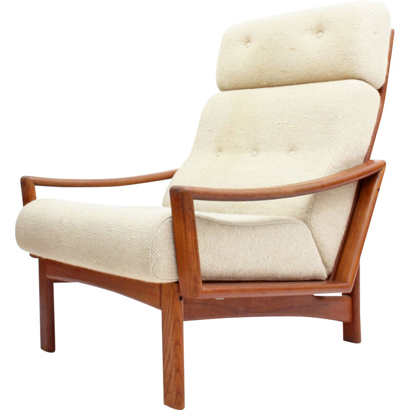 Danish Glostrup Møbelfabrik "Vario" armchair in teak, Grete JALK - 1960s