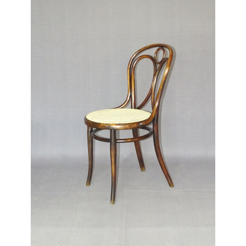 Set of 4 vintage Thonet N 19 chairs said Engelstuhl, 1880