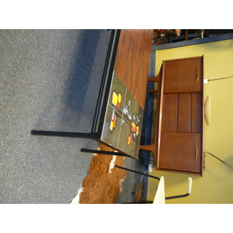 Vintage coffee table in rosewood - 1960s