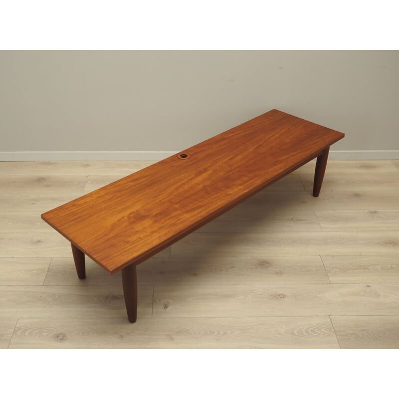 Teak vintage lowboard, Denmark 1970s