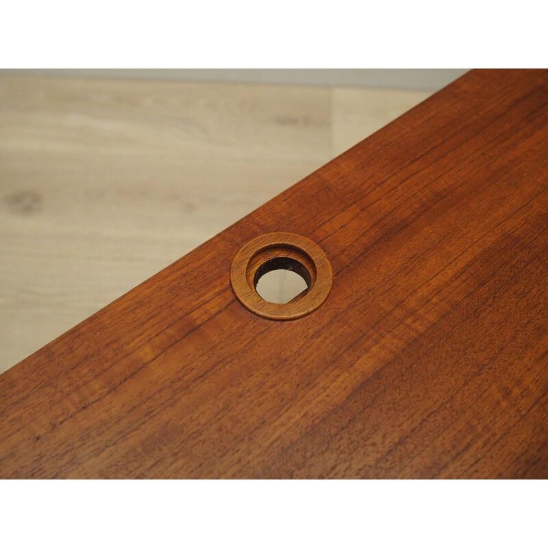 Teak vintage lowboard, Denmark 1970s