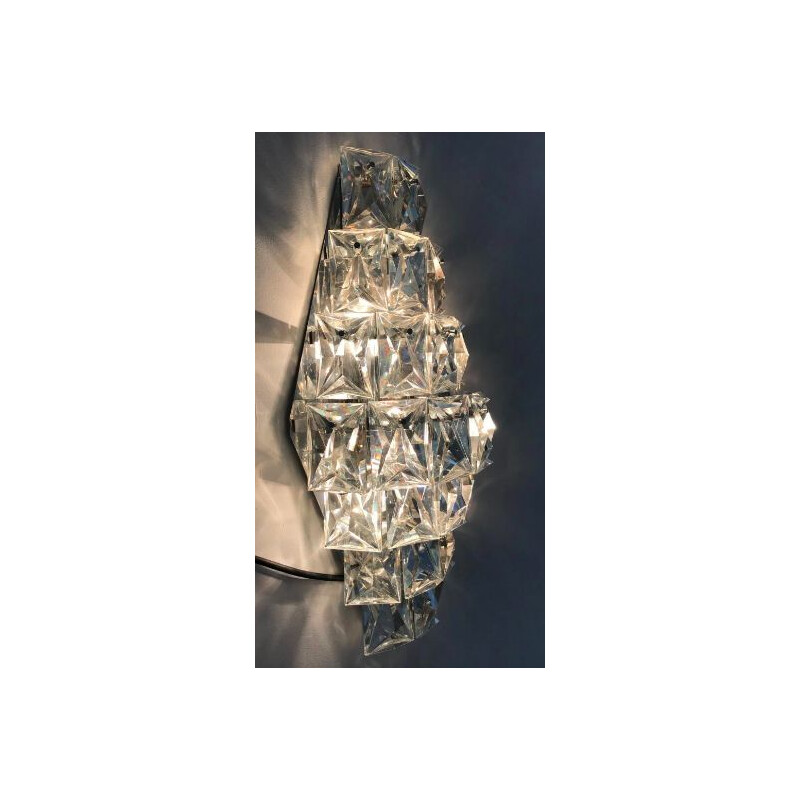 Pair of vintage Kinkeldey glass sconces, 1970