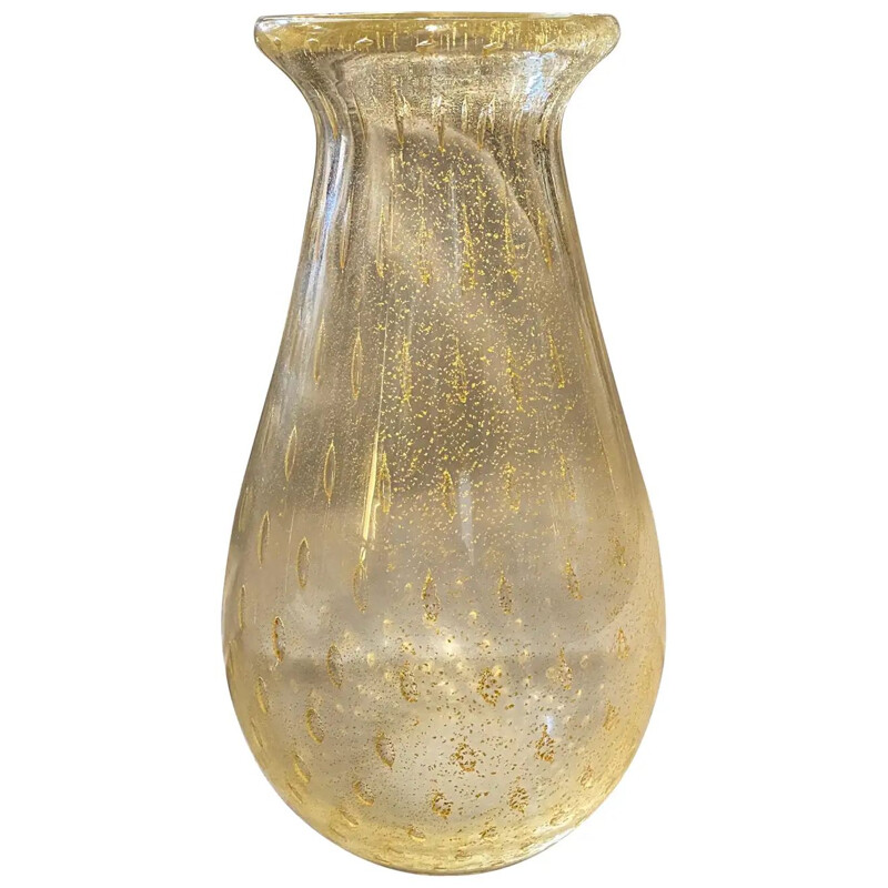 Vase vintage en verre de Murano, 1960