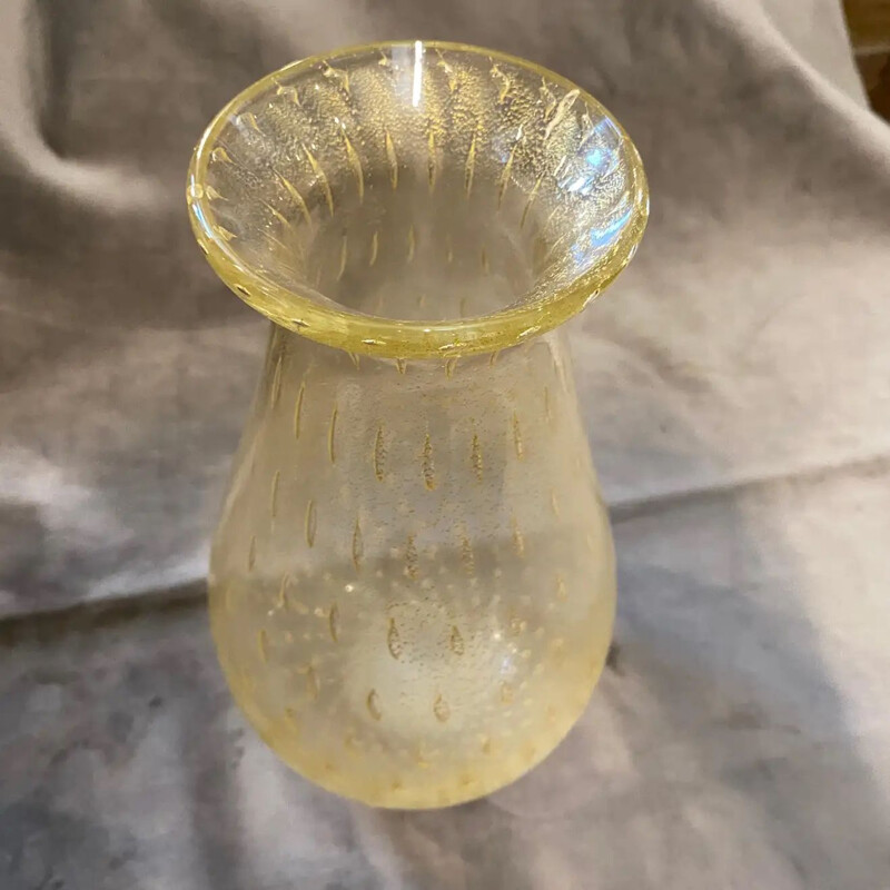 Vase vintage en verre de Murano, 1960