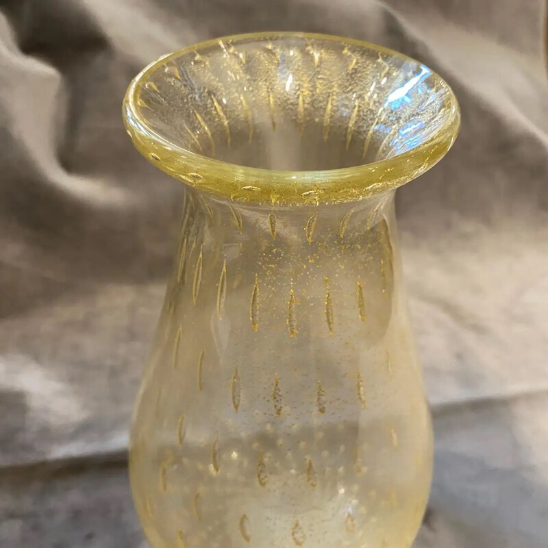 Vaso in vetro di Murano vintage, 1960