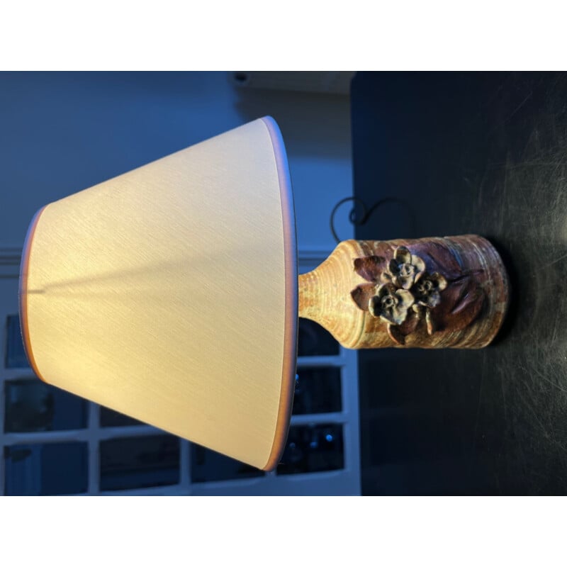 Vintage zandstenen lamp, 1970