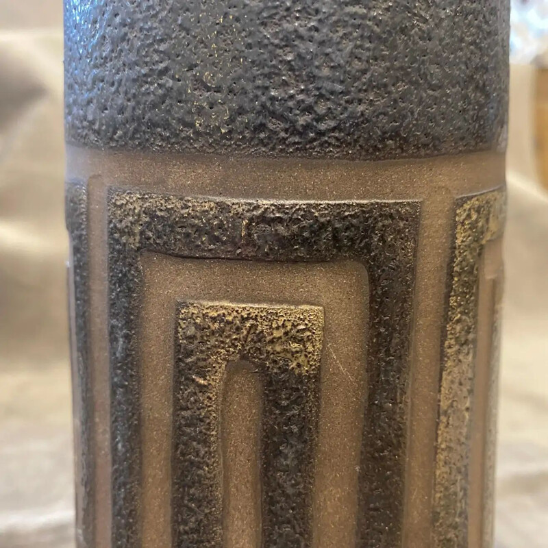 Mid-century Fat Lava ceramic jug by Ceramano, Germany 1970s