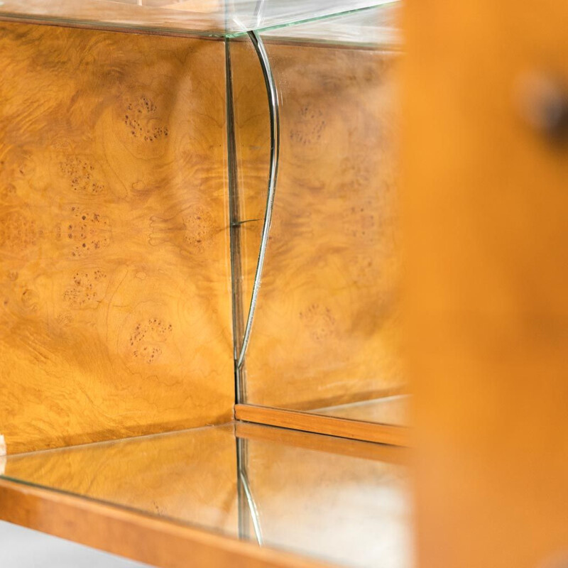 Vintage wooden dressing table, 1940s