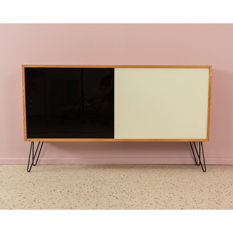 Vintage sideboard with two sliding glass doors by Oldenburger Möbelwerkstätten, Germany 1950