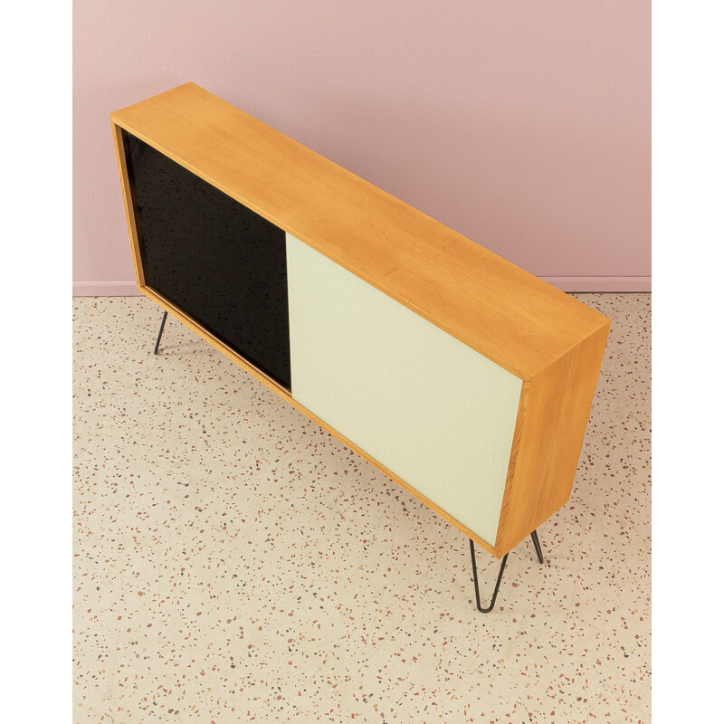 Vintage sideboard with two sliding glass doors by Oldenburger Möbelwerkstätten, Germany 1950