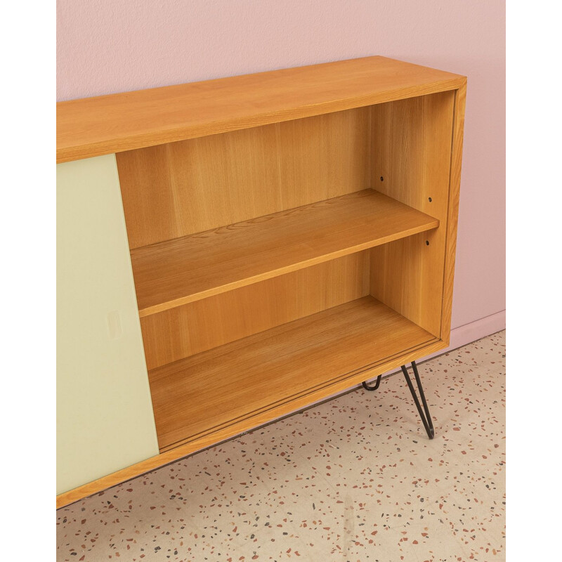 Vintage sideboard with two sliding glass doors by Oldenburger Möbelwerkstätten, Germany 1950