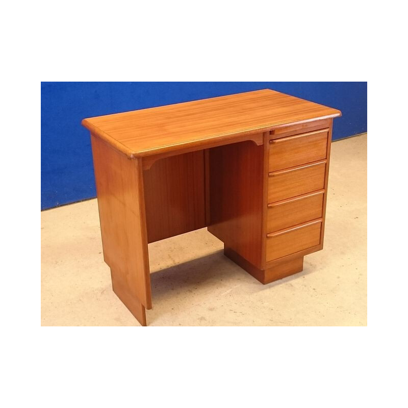 Small Scandinavian teak desk - 1960s