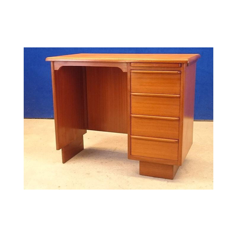 Small Scandinavian teak desk - 1960s