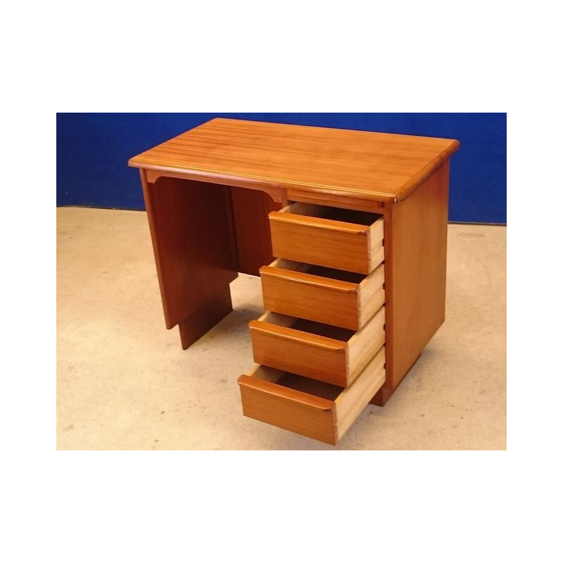 Small Scandinavian teak desk - 1960s