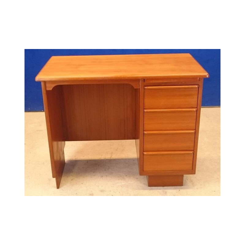 Small Scandinavian teak desk - 1960s