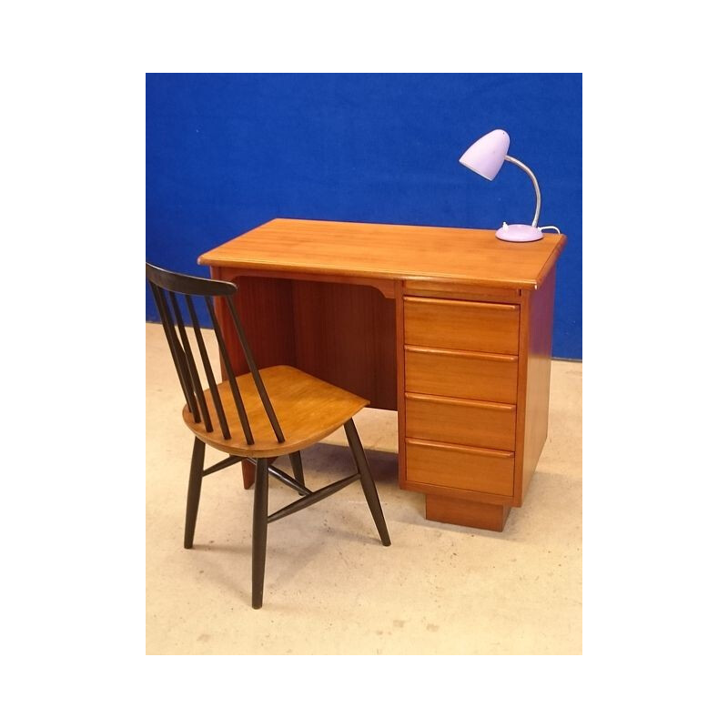Small Scandinavian teak desk - 1960s