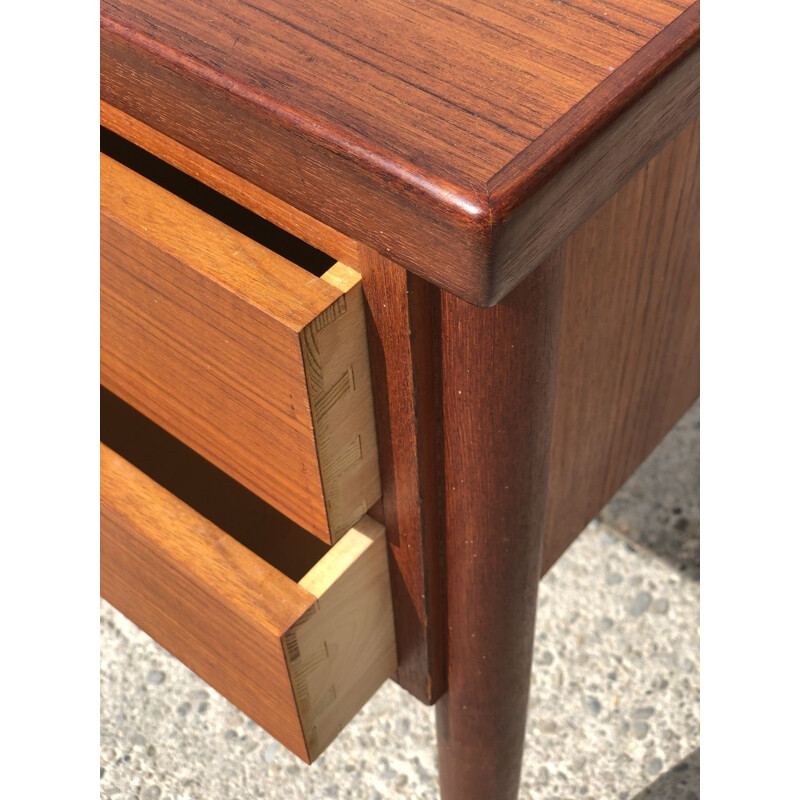 Scrivania vintage in teak, Danimarca 1960