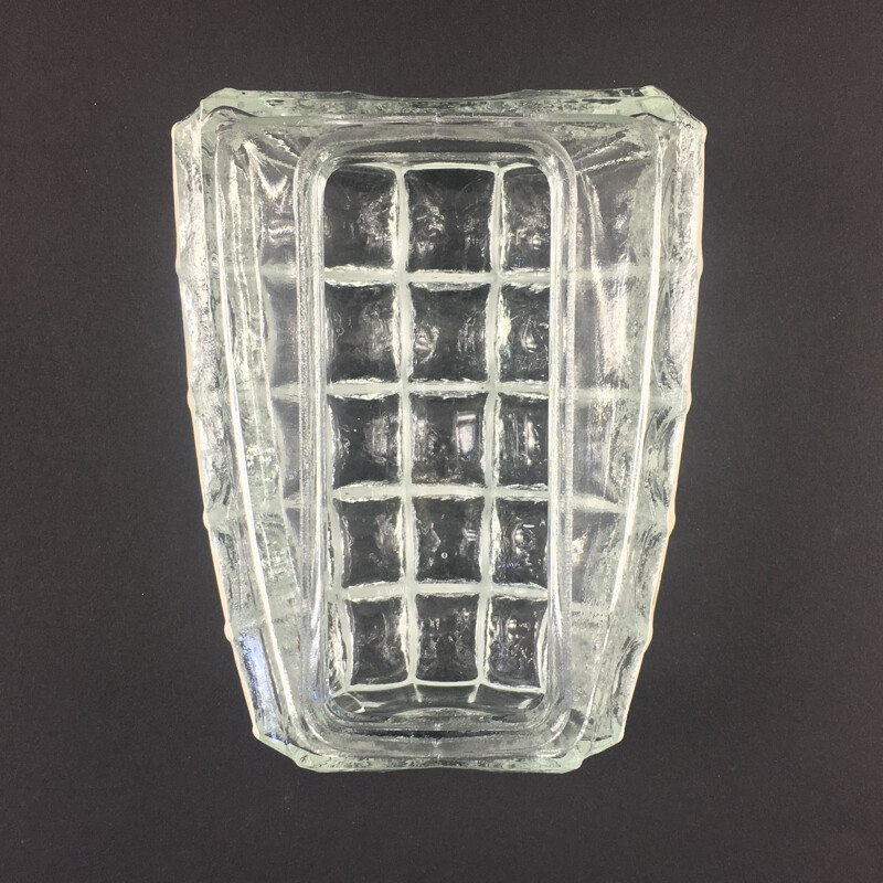 Aplique de cristal alemán vintage de Limburg, Alemania 1960