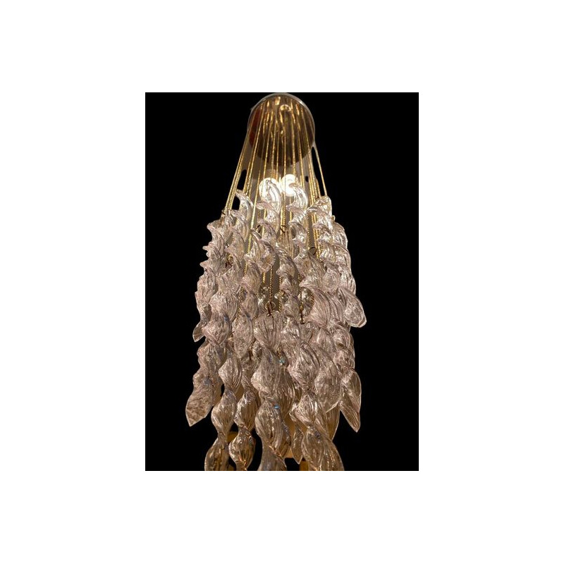 Vintage Murano glass pendant lamp, 1970