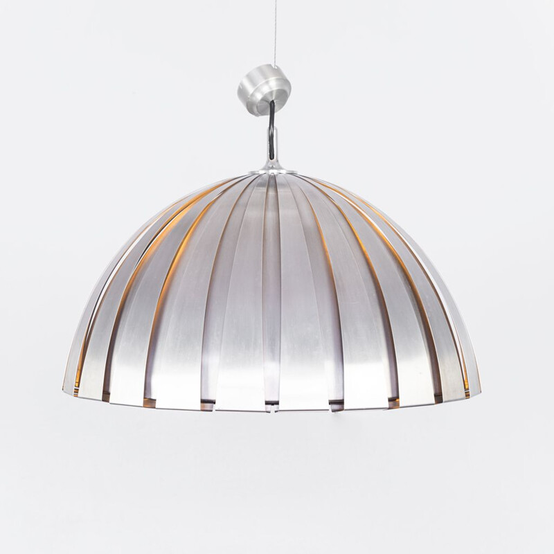 Lampadario vintage Calotta di Elio Martinelli per Martinelli Luce, 1960